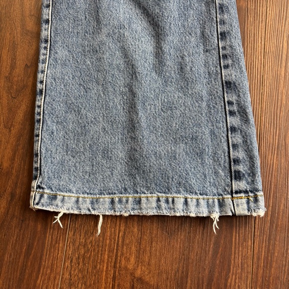 BDG Urban Outfitters NWT Women’s Medium Baggy Cargo Distressed Elastic Jeans - Picture 10 of 13